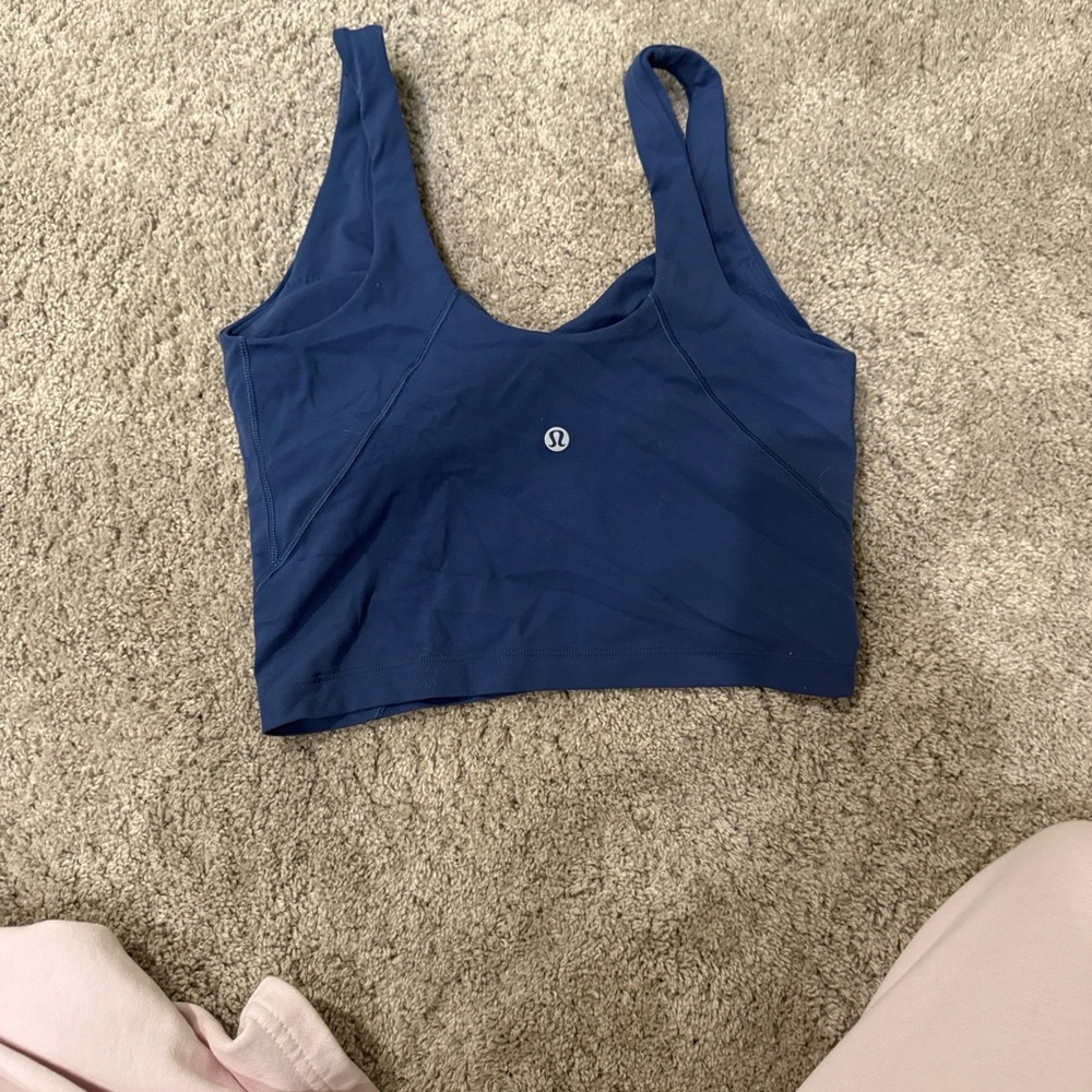 lululemon athletica Navy Blue Tank Top